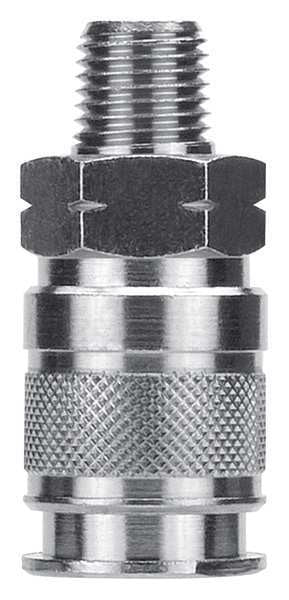 Quick Disconn. Fitting, (M)NPT, 1/4, Brass