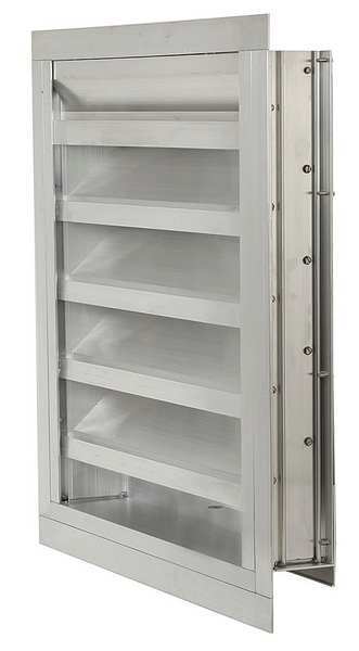 Louver Damper, Adjustable, 18H x 24W
