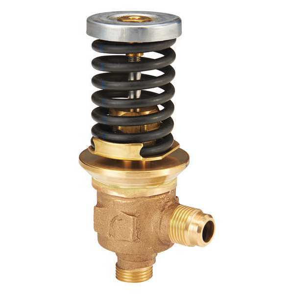 Pneumatic Flare Valve, Brass, 1/2 in.