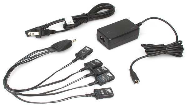 Gas Detector Battery Charger, 5 Unit, EU