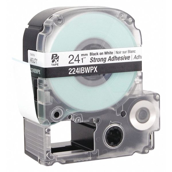 Black Ink/White Tape, Strng Adhesive, 1