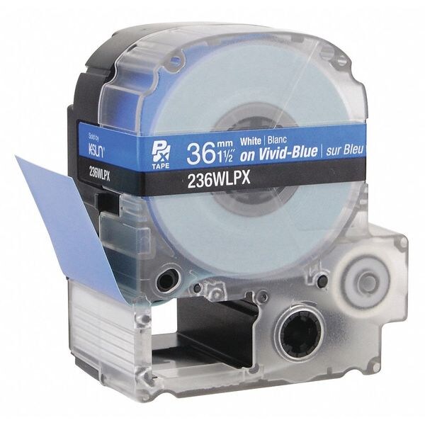 White Ink/Blue Tape, 1-1/2