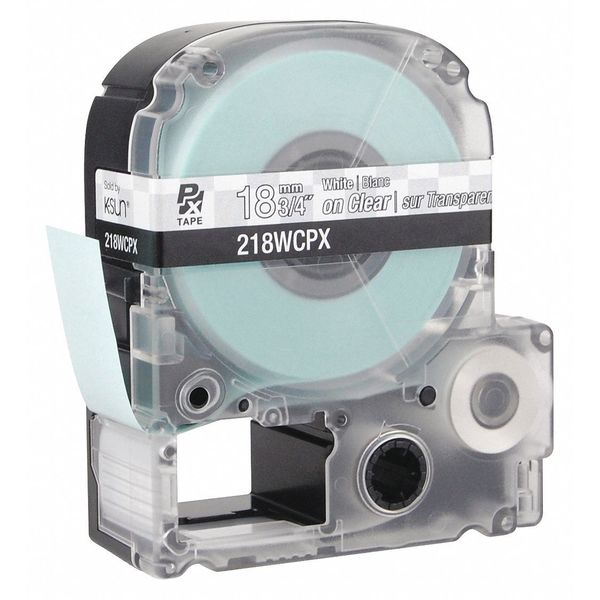 White Ink/Clear Tape, 3/4