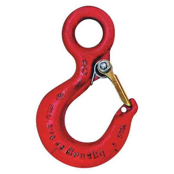 Eye Hook, Carbon Steel, 6000 lb., Red