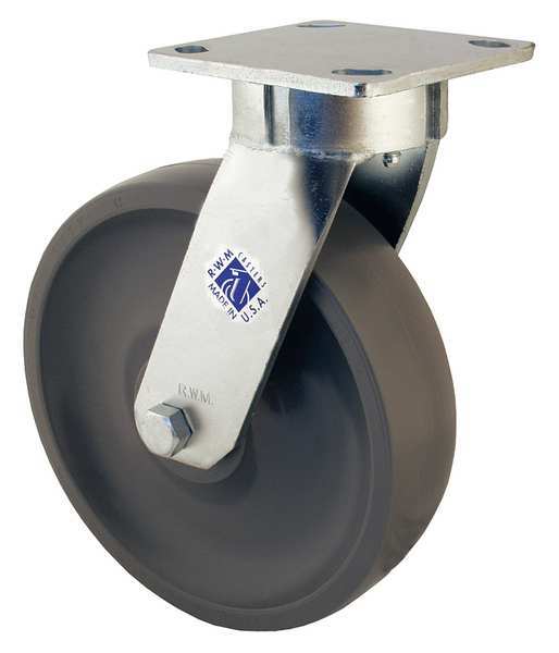 Kingpinless Swivel Plate Caster, 1500 lb.