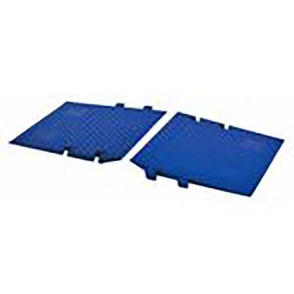 ADA Access Ramp, Blue, 3 ft., PR