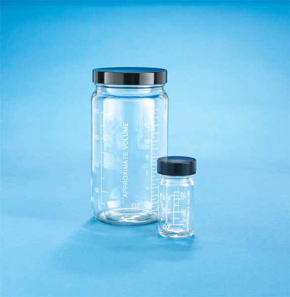 Graduated Bottle, 83mm H, Taper, PK288