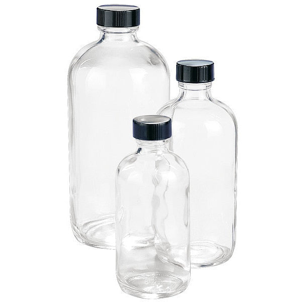 Square Bottle, 0.5 Oz, Taper-Seal, PK576