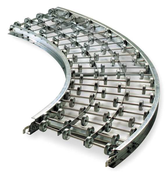 Skatewheel Conveyor, 45 Curve, 18in. W