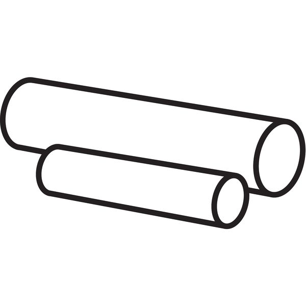 White PTFE Rod Stock 3 ft. L, 1-3/8