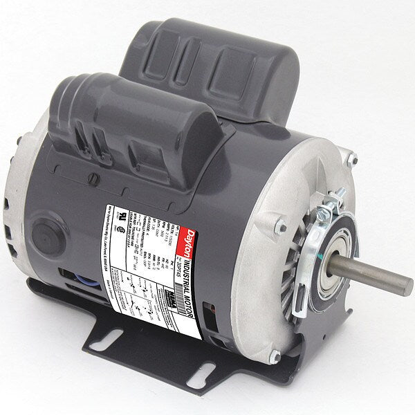 Capacitor-Start/Run General Purpose Motor, 1/4 HP, 115/230V AC Voltage, 48Z Frame