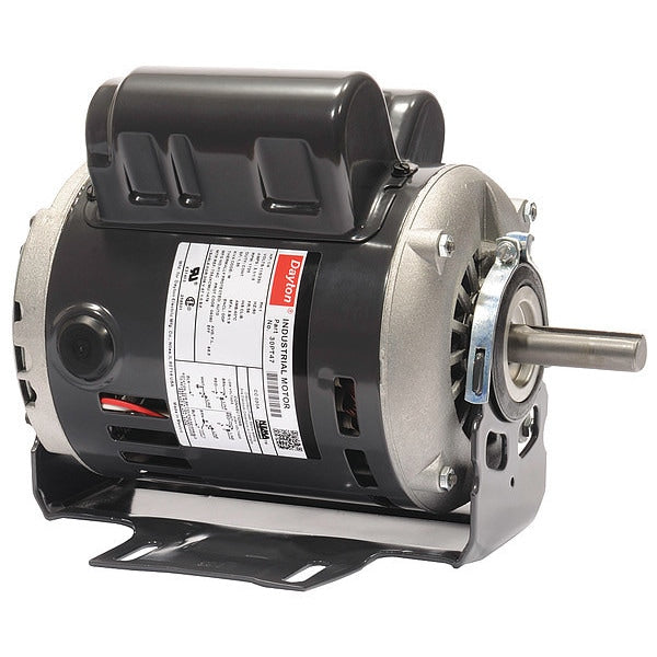 Capacitor-Start/Run General Purpose Motor, 1 1/2 HP, 115/230V AC Voltage, 56 Frame