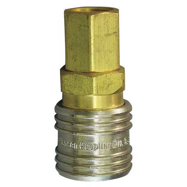 Coupler Body, (F)NPT, 1/4, Brass