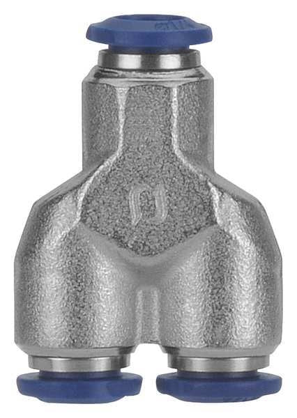 Union Y, Brass, Push-Fit, 1/8in., PK5