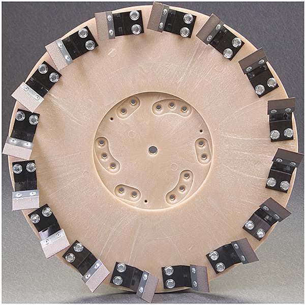 Abrasive Pad, 2 in. dia., 16 in. dia.
