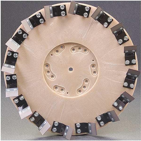 Abrasive Pad, 17 in., For Concrete Sanding
