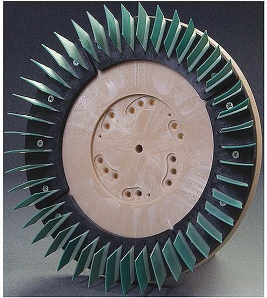 Polishing Abrasive Pad, 12in.dia, 400 Grit