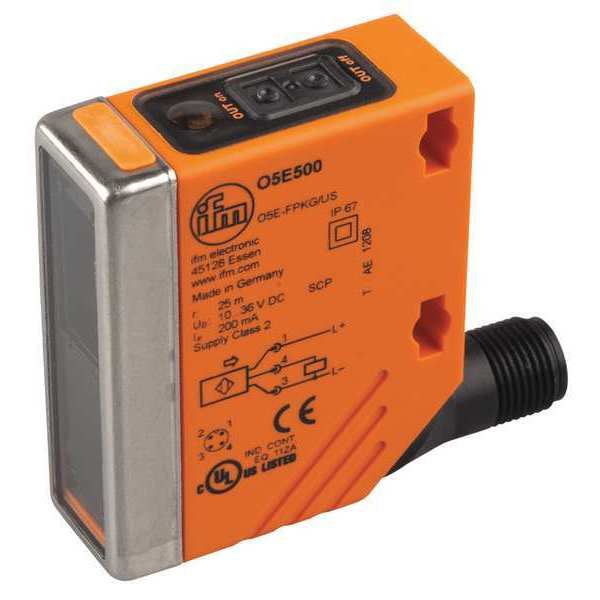 Photoelectric Sensor, Rectangl, Thru-Beam