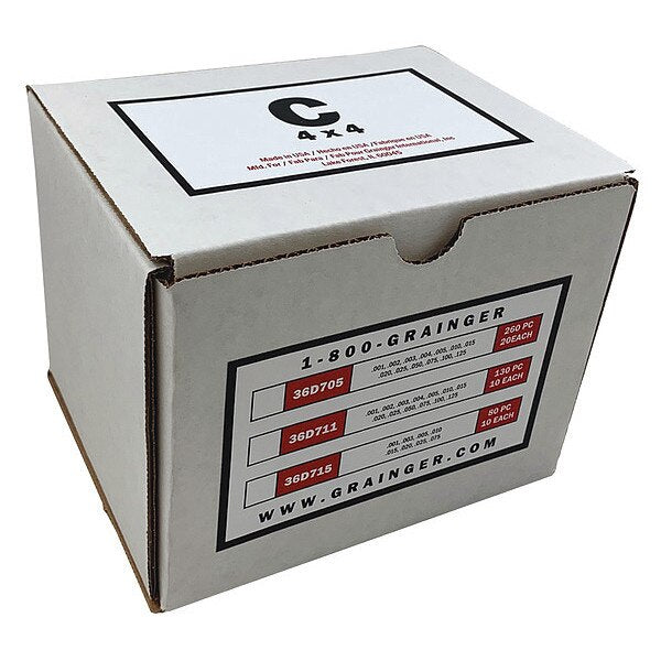 Slotted Shim Kit 4 x 4