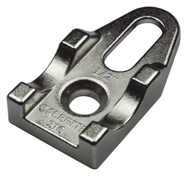 Clamp Back, 3/4 in., 316 SS, Brite Finish