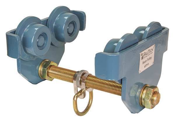 Beam Anchor, 13 in. L, Carbon Steel