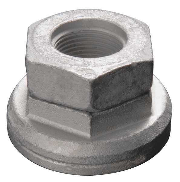 M18-1.50 Zinc Plated Finish Carbon Steel Safety Wheel Lock Nut, 25 pk.