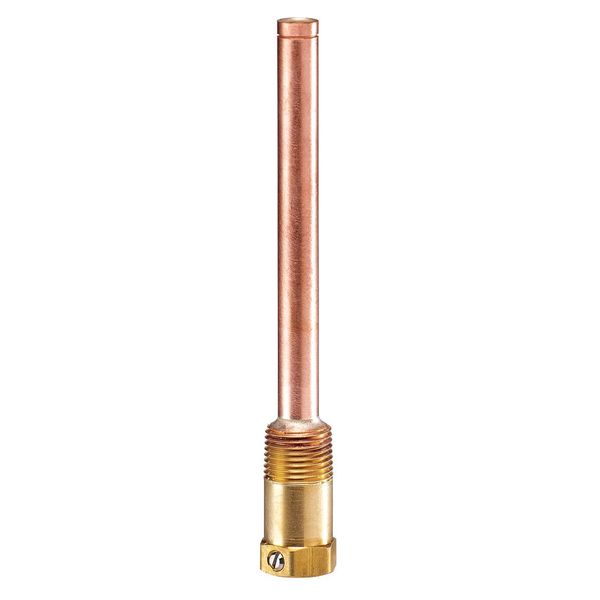 Immersion Well, Brass, 1/2 in. NPT