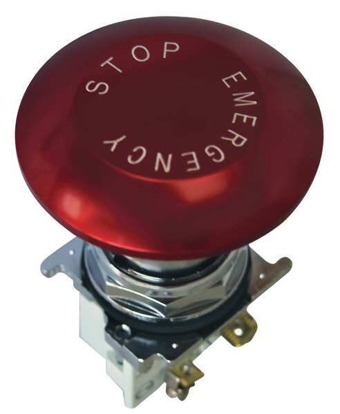 Cutler-Hammer Emergency Stop Push Button, Red