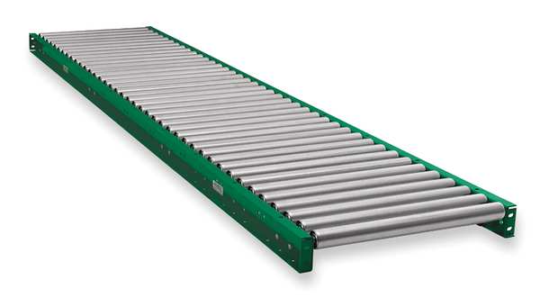 Roller Conveyor, 10 ft. L, 27BF