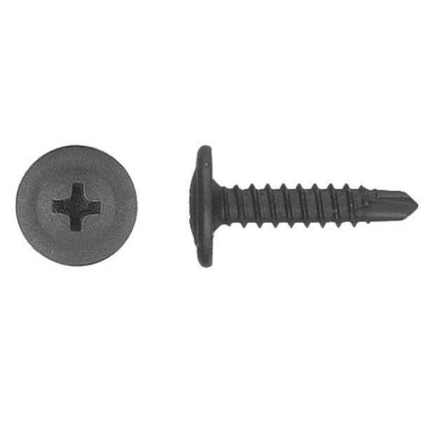 Drywall Screw, #8 x 3/4 in, Steel, Oval Head Phillips Drive, 50 PK