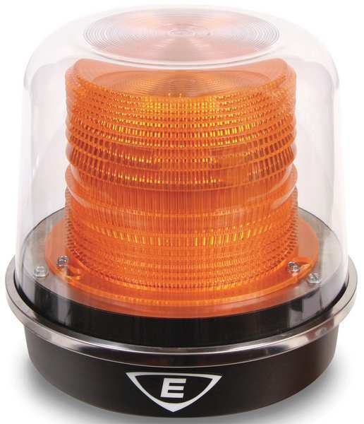 Warning Light, LED, Amber, 120 VAC