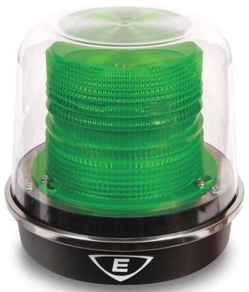 Warning Light, LED, Green, 12VDC, 24VACDC