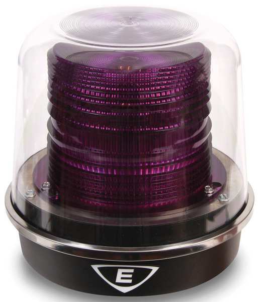 Warning Light, LED, Magenta, 120 VAC