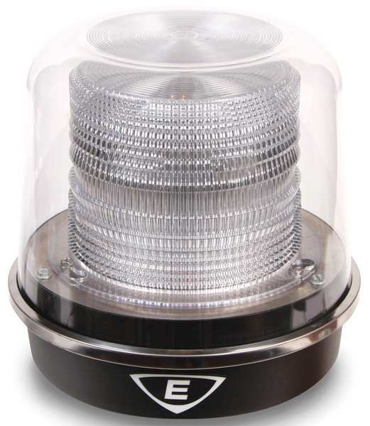 Warning Light, LED, White, 120 VAC