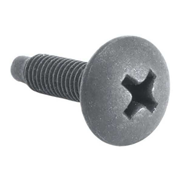 #10-32 x 3/4 in Phillips Truss Machine Screw, Plain Steel, 500 PK