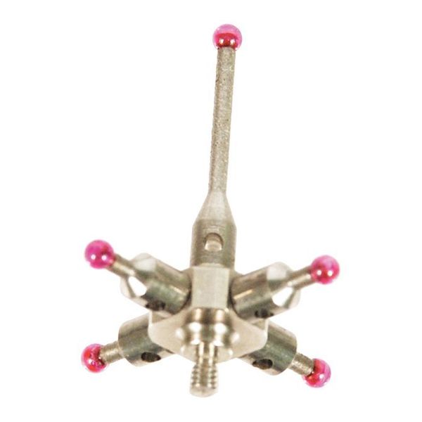 Cmm Star Styli 2mm Ruby, 20mm Wide, M2