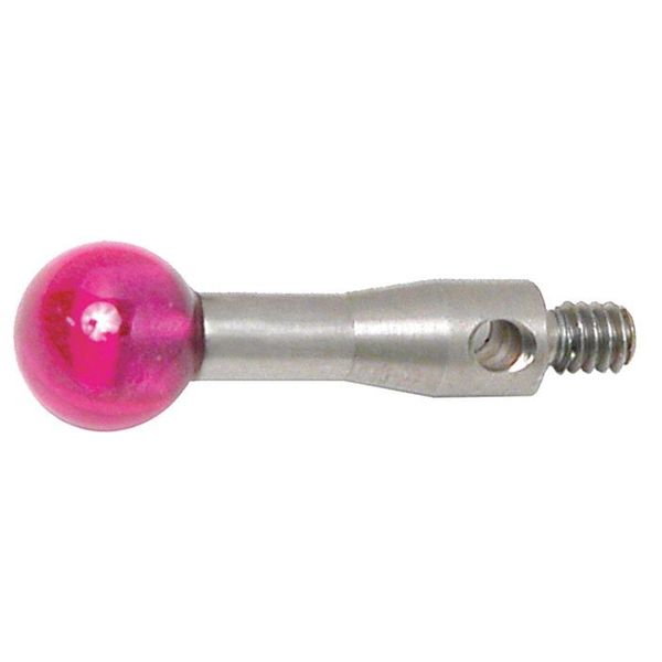 Cmm Tracer Tip, 3mm Ruby, 10mm, M2