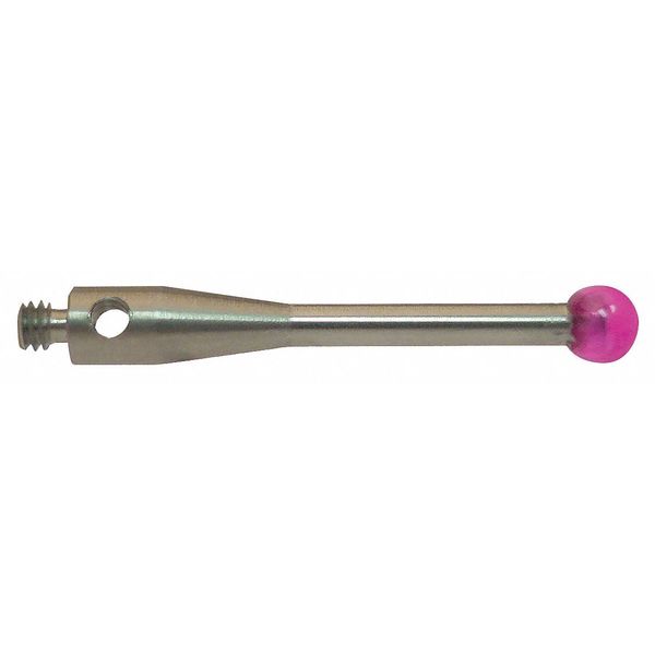 Cmm Tracer Tip, 3mm Ruby, 20mm, M2