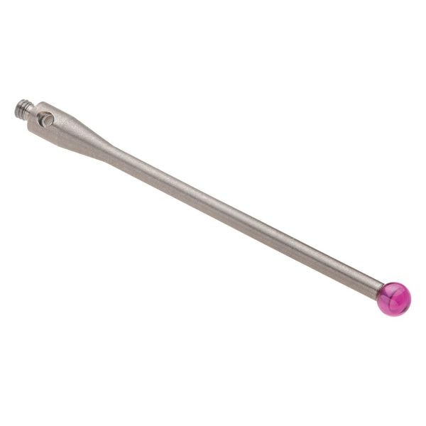 Cmm Tracer Tip, 3mm Ruby, 40mm, M2