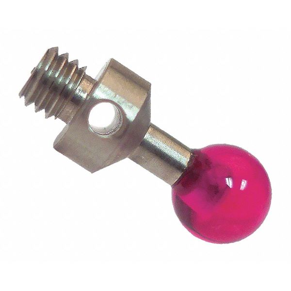 Cmm Tracer Tip, 6mm Ruby, 20mm, M2