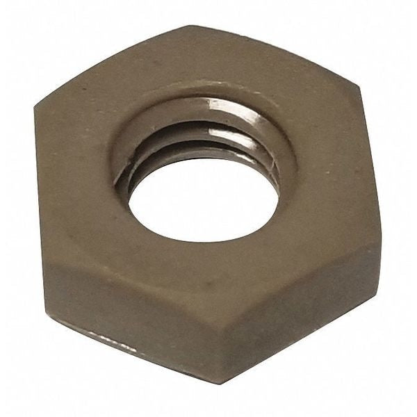 Hex Nut, M6-1.00, Peek, Not Graded, Plain, 10 PK