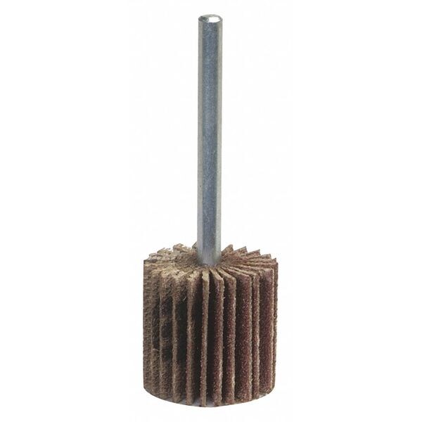 Mounted Flap Wheel, Straight, Coated