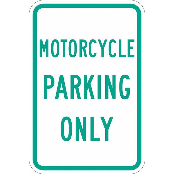 Motorcycle Parking Sign, 18