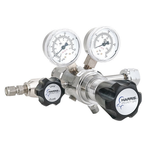 Specialty Gas Lab Regulator, Two Stage, CGA-350, 0 to 50 psi, Use With: Hydrogen
