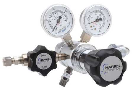 Specialty Gas Regulator, Two Stage, CGA-580, 0 to 15 psi, Use With: Argon, Helium, Nitrogen
