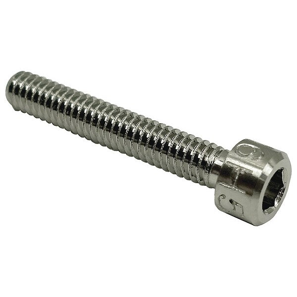 #8-32 Socket Head Cap Screw, Plain Stainless Steel, 1 in Length