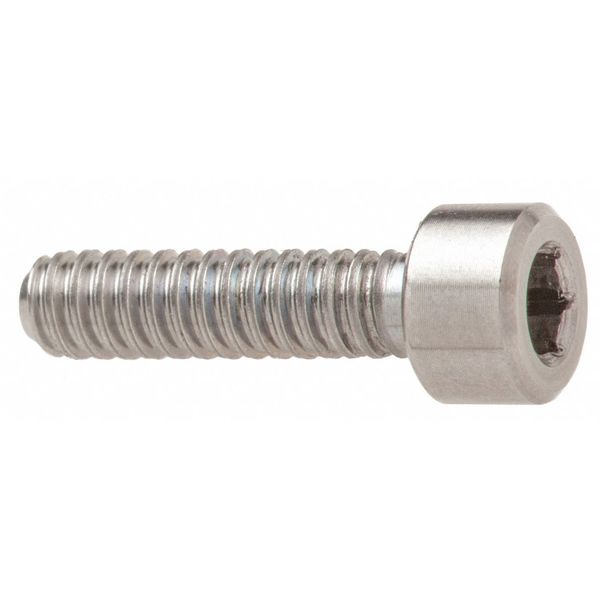 #10-32 Socket Head Cap Screw, Plain Stainless Steel, 3/4 in Length