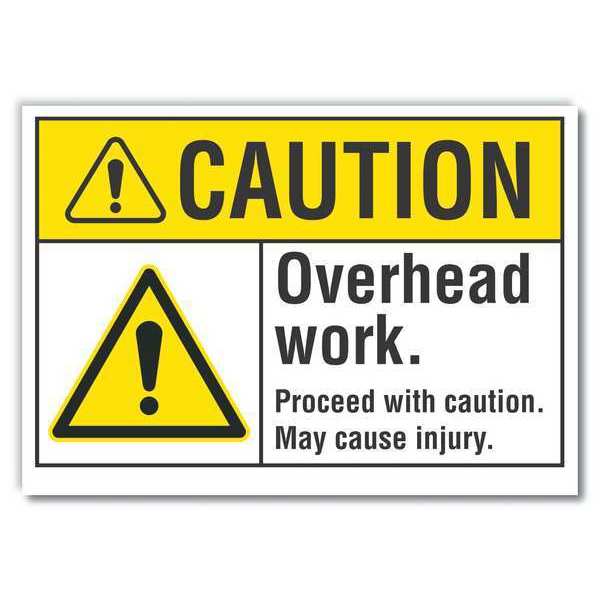 Sign, Self-Adhesive Vinyl, 3-1/2 in. H, LCU3-0032-RD_5x3.5