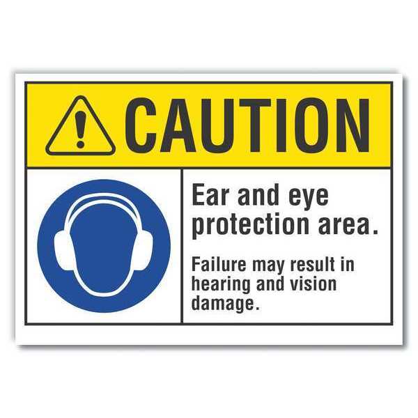 Sign, Self-Adhesive Vinyl, 3-1/2 in. H