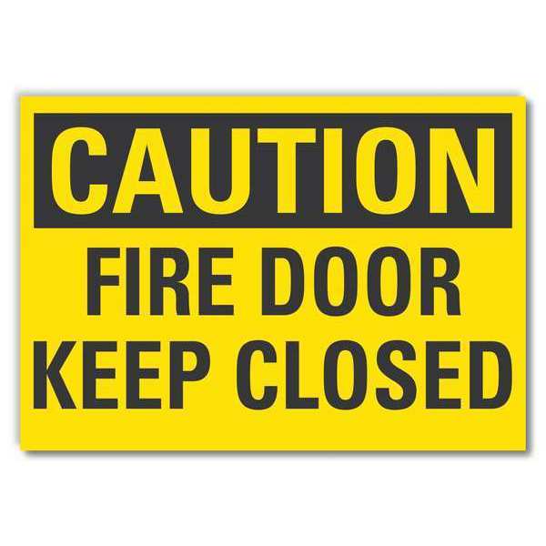 Sign, Self-Adhesive Vinyl, 3-1/2 in. H